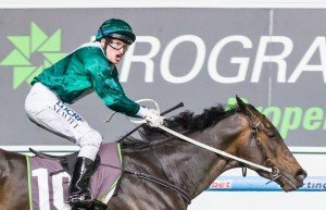 Samaready winning the Programmed Moir Stakes at Moonee Valley - photo by Race Horse Photos Australia