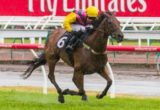 Outback Joe winning the Bagot Handicap at Flemington ridden by Oisin Murphy and trained by Nigel Blackiston - (photo by Steven Dowden/Race Horse Photos Australia)