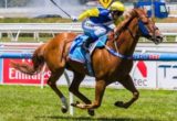 Sistine Demon winning the Thomas North Handicap at Caulfield ridden by Jamie Kah and trained by Andrew Noblet - (photo by Steven Dowden/Race Horse Photos Australia)