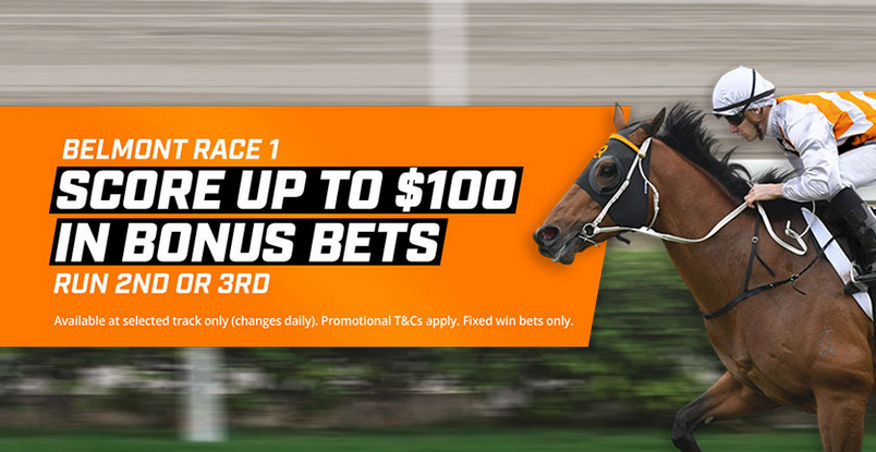 Belmont Races Bet Back Free Bonus Offer on 2nd or 3rd!