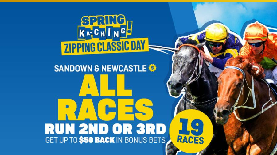 Zipping Classic day at Sandown Free Bet Back Bonus Offer on 2nd or 3rd!