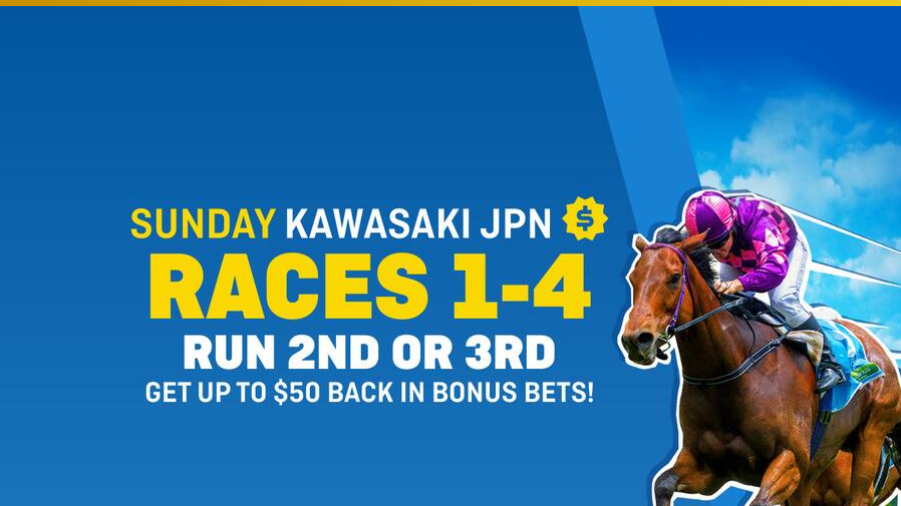 Kawasaki Races Free Bet Back Bonus Offer on 2nd or 3rd! - Vimarsana News