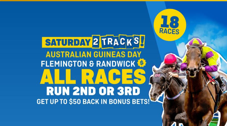 Australian Guineas day at Flemington Free Bet Back Bonus Offer on 2nd or 3rd! - Vimarsana News
