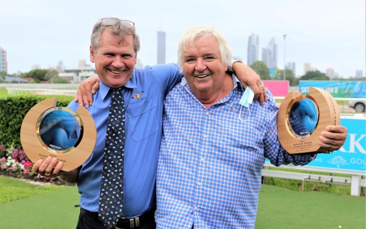 Les Ross with a handful of bargain buys in the Magic Millions Classic ...