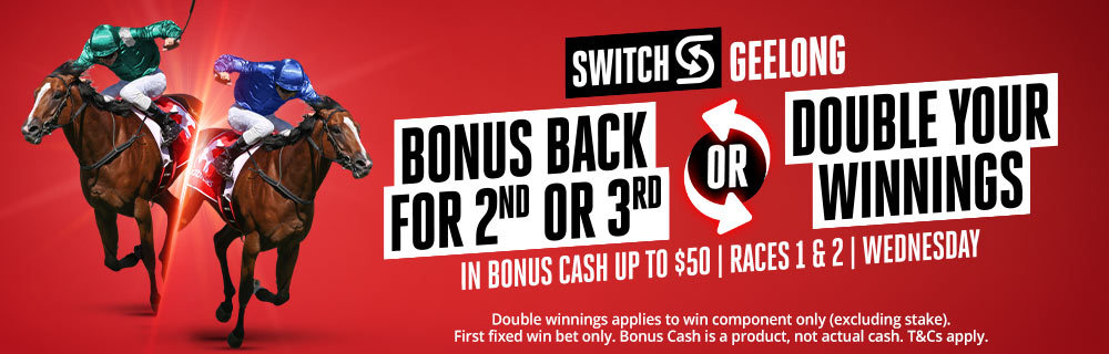 Geelong Races Bonus Bet Back Offer on 2nd or 3rd | Just Horse Racing