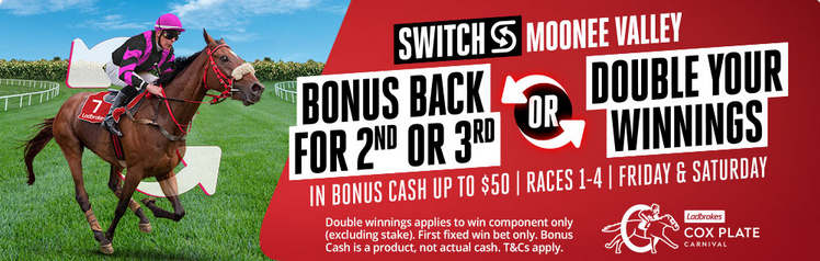 Cox Plate day at Moonee Valley Races Double Your Fixed Odds Winnings! - Vimarsana News