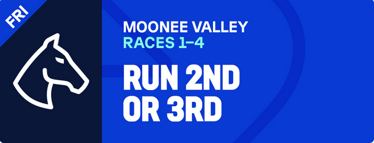 Abell Stakes night at Moonee Valley Stake Back in Bonus Cash Offer on 2nd or 3rd!