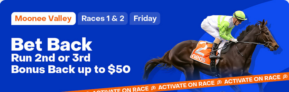 Moonee Valley Bet Back Friday | Just Horse Racing