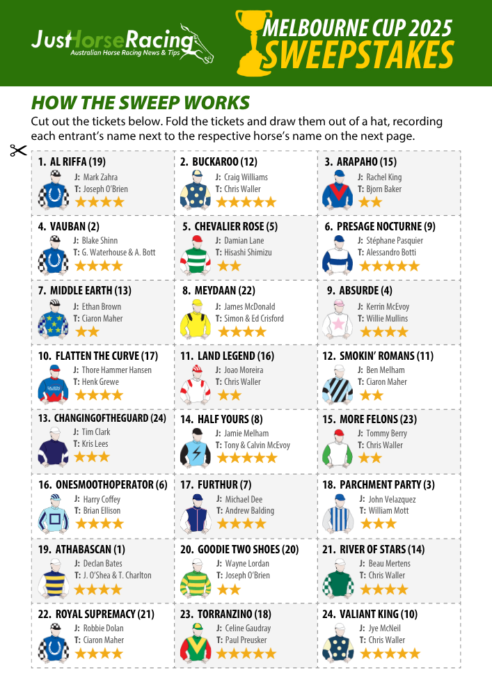 Download Melbourne Cup Sweep | Just Horse Racing