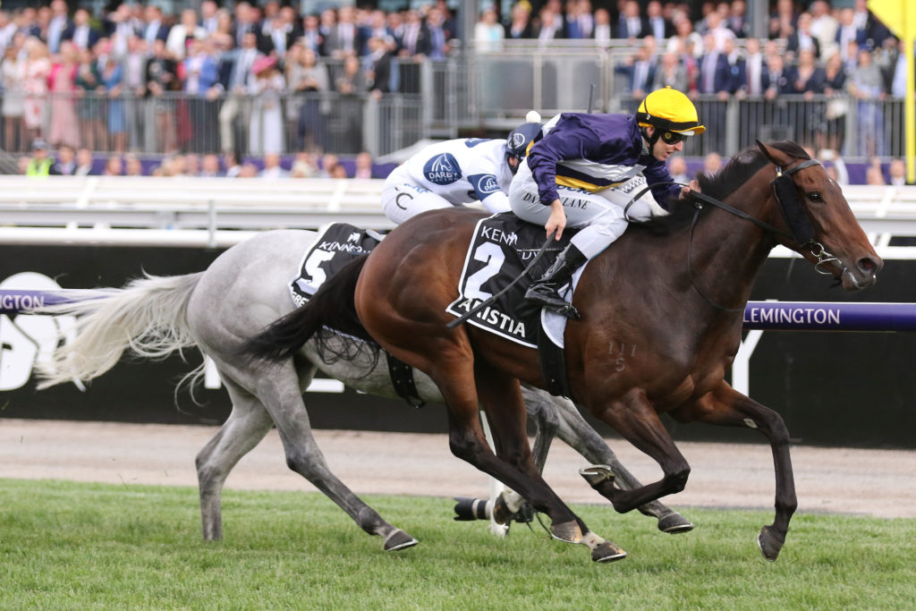 Aristia, VRC Kennedy Oaks,Group 1_08-11-2018_WIN_Flemington_8__1727 | Just Horse Racing Aristia, VRC Kennedy Oaks
