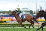 Beautifully ridden by Glyn Schofield, Manawanui collected the $600,000 first prize - Photo by Steve Hart