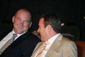 Peter Moody and Mark Kavanagh at the 2007 Late Mail Luncheon